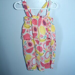 deux par deux Size 6 Summer Fruits Dress